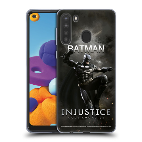 Injustice Gods Among Us Characters Batman Soft Gel Case for Samsung Galaxy A21 (2020)