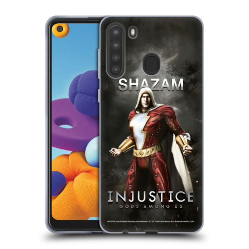 Injustice Gods Among Us Characters Shazam Soft Gel Case for Samsung Galaxy A21 (2020)