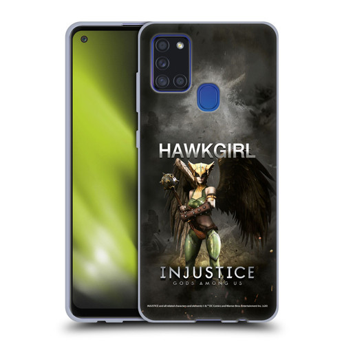 Injustice Gods Among Us Characters Hawkgirl Soft Gel Case for Samsung Galaxy A21s (2020)