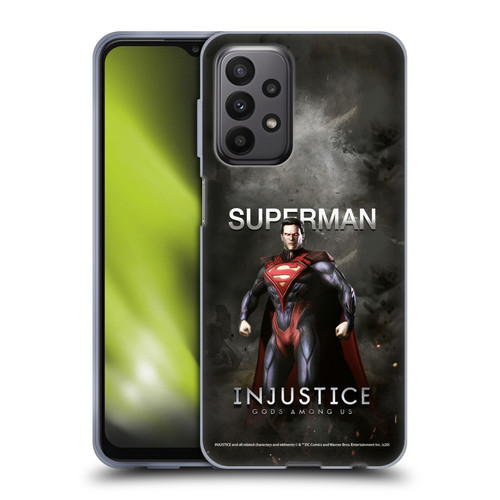 Injustice Gods Among Us Characters Superman Soft Gel Case for Samsung Galaxy A23 / 5G (2022)