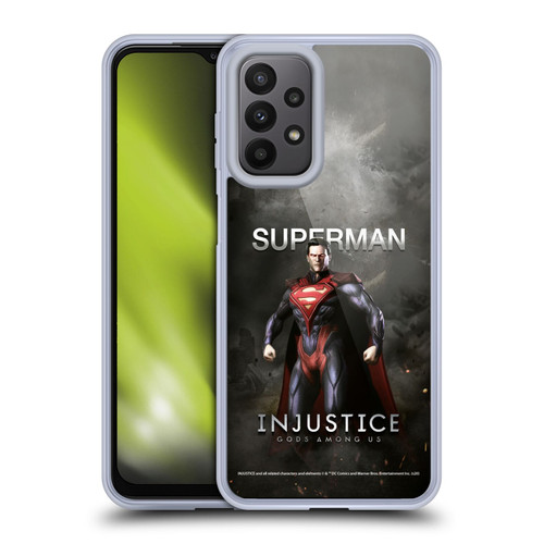 Injustice Gods Among Us Characters Superman Soft Gel Case for Samsung Galaxy A23 / 5G (2022)