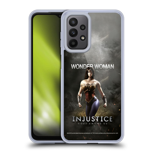 Injustice Gods Among Us Characters Wonder Woman Soft Gel Case for Samsung Galaxy A23 / 5G (2022)