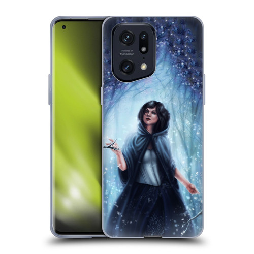 Tiffany "Tito" Toland-Scott Christmas Art Snow White In Snowy Forest Soft Gel Case for OPPO Find X5 Pro
