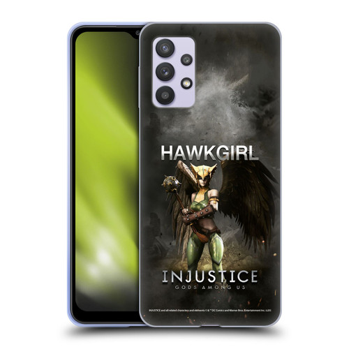 Injustice Gods Among Us Characters Hawkgirl Soft Gel Case for Samsung Galaxy A32 5G / M32 5G (2021)