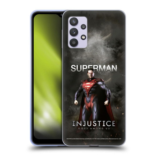 Injustice Gods Among Us Characters Superman Soft Gel Case for Samsung Galaxy A32 5G / M32 5G (2021)