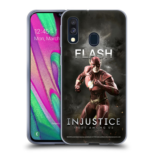 Injustice Gods Among Us Characters Flash Soft Gel Case for Samsung Galaxy A40 (2019)