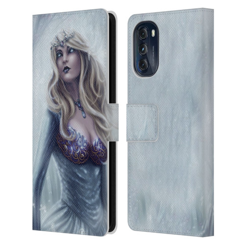 Tiffany "Tito" Toland-Scott Christmas Art Winter Forest Queen Leather Book Wallet Case Cover For Motorola Moto G (2022)