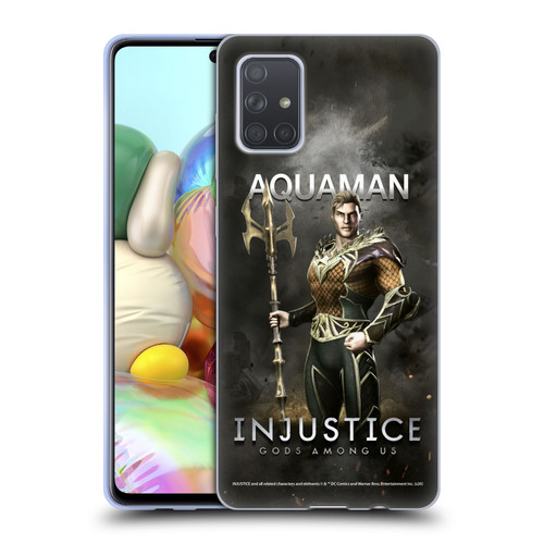 Injustice Gods Among Us Characters Aquaman Soft Gel Case for Samsung Galaxy A71 (2019)