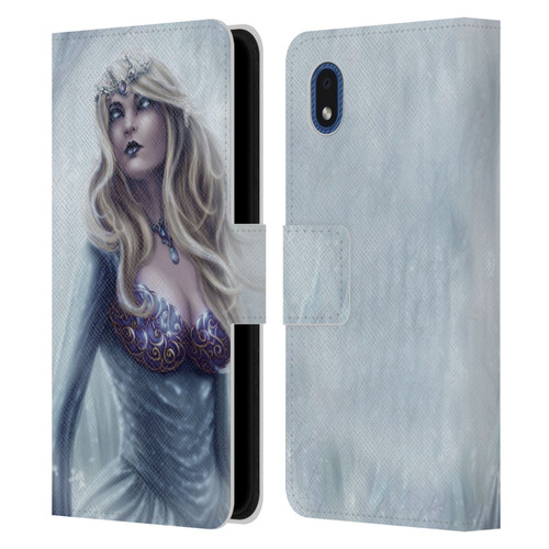 Tiffany "Tito" Toland-Scott Christmas Art Winter Forest Queen Leather Book Wallet Case Cover For Samsung Galaxy A01 Core (2020)