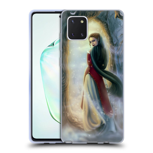 Tiffany "Tito" Toland-Scott Christmas Art Elf Woman In Snowy Forest Soft Gel Case for Samsung Galaxy Note10 Lite