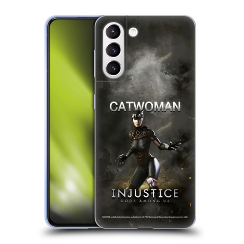 Injustice Gods Among Us Characters Catwoman Soft Gel Case for Samsung Galaxy S21+ 5G