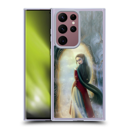 Tiffany "Tito" Toland-Scott Christmas Art Elf Woman In Snowy Forest Soft Gel Case for Samsung Galaxy S22 Ultra 5G