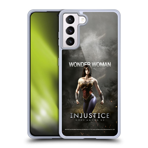 Injustice Gods Among Us Characters Wonder Woman Soft Gel Case for Samsung Galaxy S21+ 5G