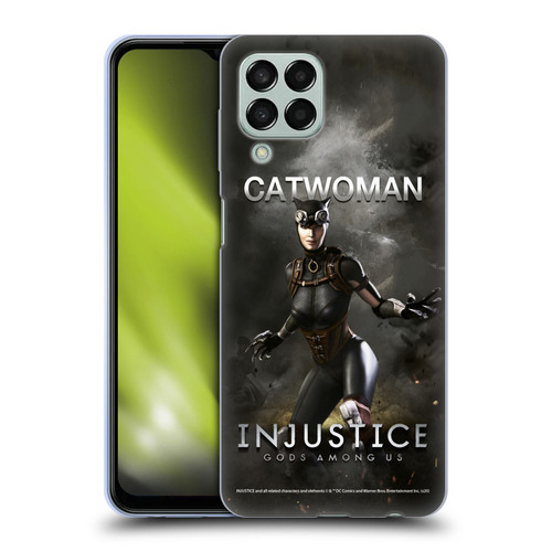 Injustice Gods Among Us Characters Catwoman Soft Gel Case for Samsung Galaxy M33 (2022)