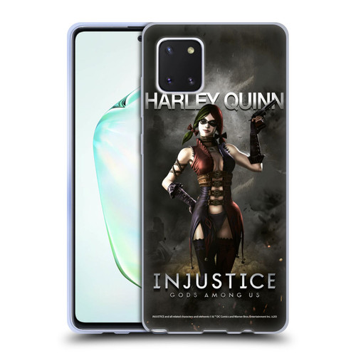 Injustice Gods Among Us Characters Harley Soft Gel Case for Samsung Galaxy Note10 Lite