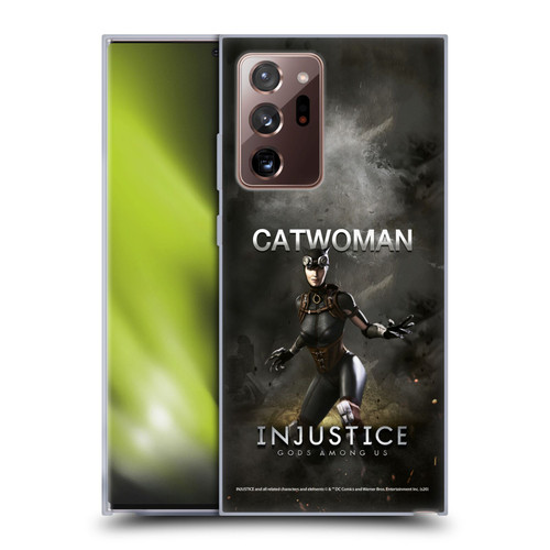 Injustice Gods Among Us Characters Catwoman Soft Gel Case for Samsung Galaxy Note20 Ultra / 5G