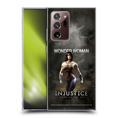 Injustice Gods Among Us Characters Wonder Woman Soft Gel Case for Samsung Galaxy Note20 Ultra / 5G