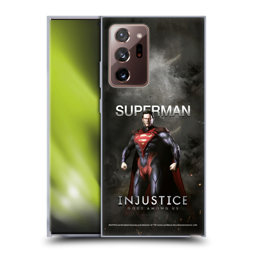 Injustice Gods Among Us Characters Superman Soft Gel Case for Samsung Galaxy Note20 Ultra / 5G