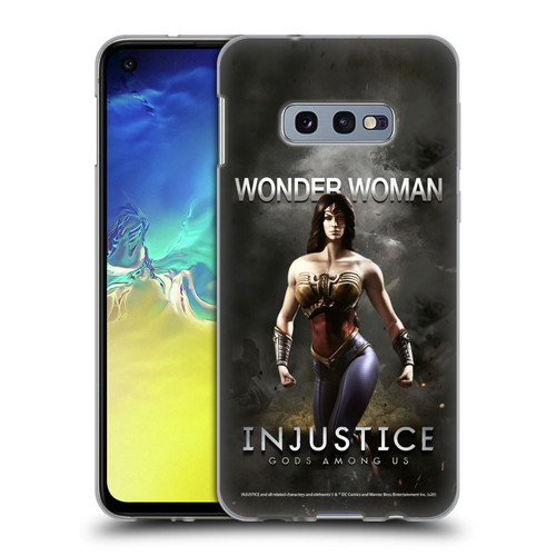 Injustice Gods Among Us Characters Wonder Woman Soft Gel Case for Samsung Galaxy S10e