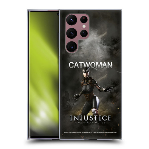 Injustice Gods Among Us Characters Catwoman Soft Gel Case for Samsung Galaxy S22 Ultra 5G