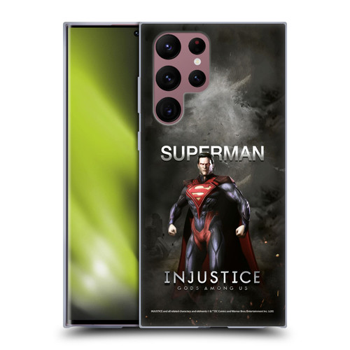 Injustice Gods Among Us Characters Superman Soft Gel Case for Samsung Galaxy S22 Ultra 5G