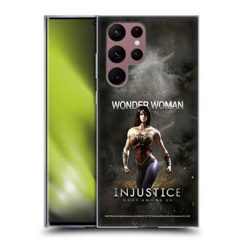 Injustice Gods Among Us Characters Wonder Woman Soft Gel Case for Samsung Galaxy S22 Ultra 5G