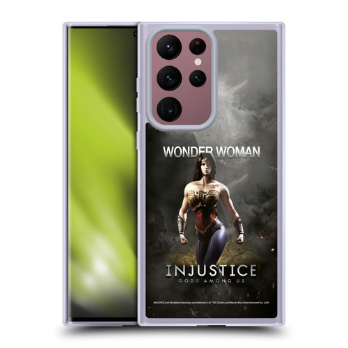 Injustice Gods Among Us Characters Wonder Woman Soft Gel Case for Samsung Galaxy S22 Ultra 5G