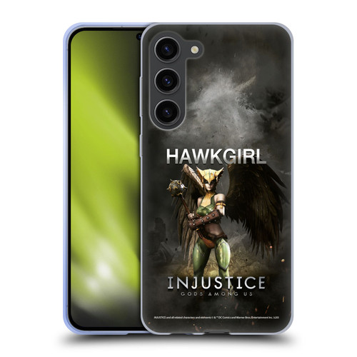 Injustice Gods Among Us Characters Hawkgirl Soft Gel Case for Samsung Galaxy S23+ 5G