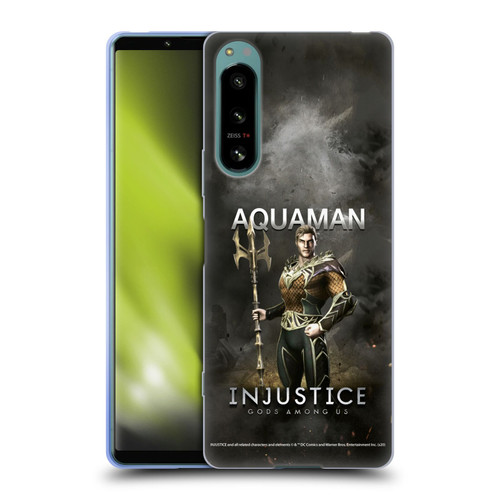 Injustice Gods Among Us Characters Aquaman Soft Gel Case for Sony Xperia 5 IV