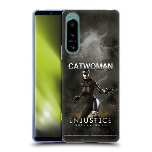 Injustice Gods Among Us Characters Catwoman Soft Gel Case for Sony Xperia 5 IV