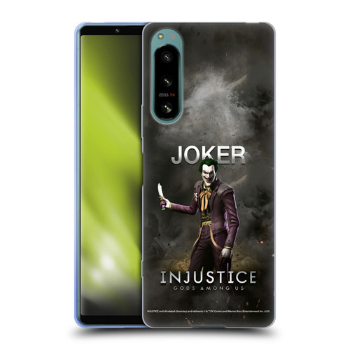 Injustice Gods Among Us Characters Joker Soft Gel Case for Sony Xperia 5 IV
