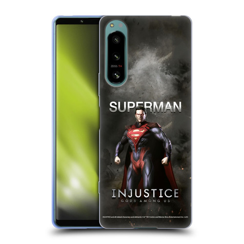Injustice Gods Among Us Characters Superman Soft Gel Case for Sony Xperia 5 IV