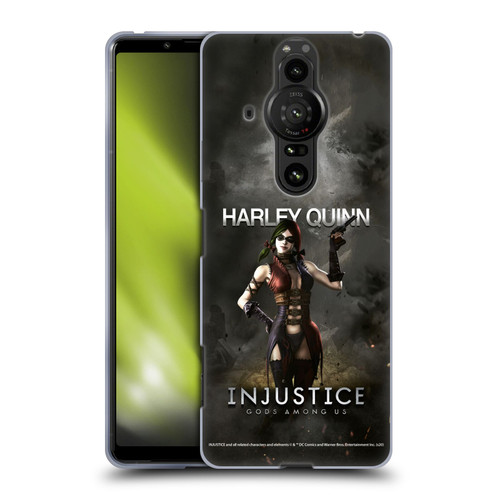 Injustice Gods Among Us Characters Harley Soft Gel Case for Sony Xperia Pro-I