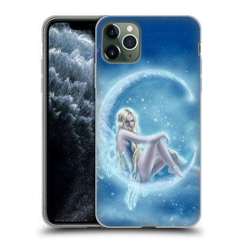 Tiffany "Tito" Toland-Scott Fairies Blue Winter Soft Gel Case for Apple iPhone 11 Pro Max