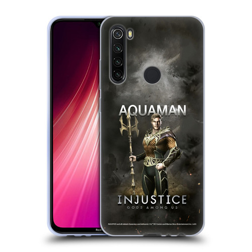 Injustice Gods Among Us Characters Aquaman Soft Gel Case for Xiaomi Redmi Note 8T
