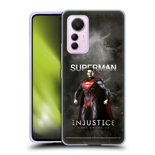Injustice Gods Among Us Characters Superman Soft Gel Case for Xiaomi 12 Lite