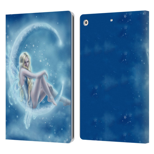 Tiffany "Tito" Toland-Scott Fairies Blue Winter Leather Book Wallet Case Cover For Apple iPad 10.2 2019/2020/2021