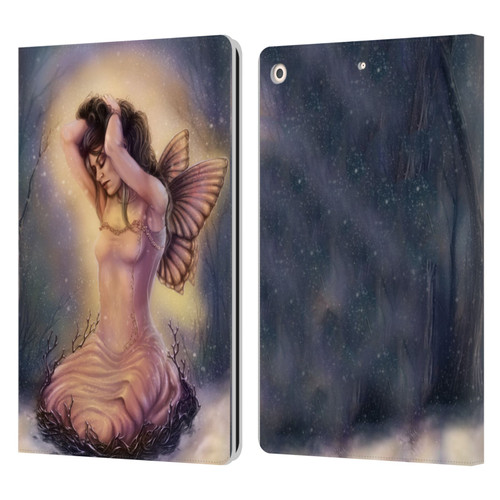 Tiffany "Tito" Toland-Scott Fairies Pink Winter Leather Book Wallet Case Cover For Apple iPad 10.2 2019/2020/2021