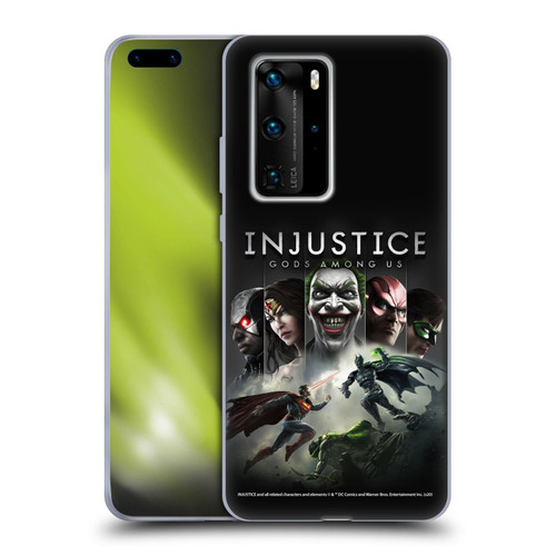 Injustice Gods Among Us Key Art Poster Soft Gel Case for Huawei P40 Pro / P40 Pro Plus 5G