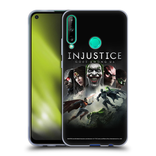 Injustice Gods Among Us Key Art Poster Soft Gel Case for Huawei P40 lite E