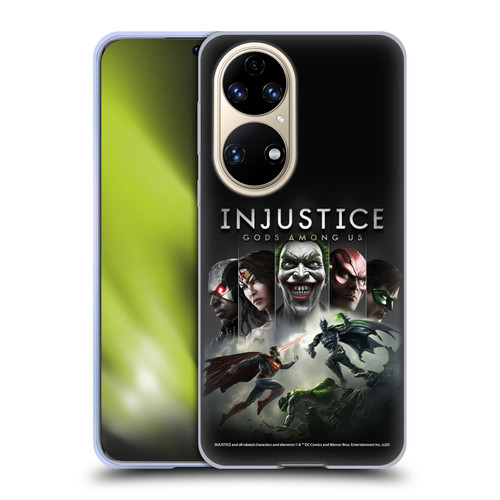 Injustice Gods Among Us Key Art Poster Soft Gel Case for Huawei P50