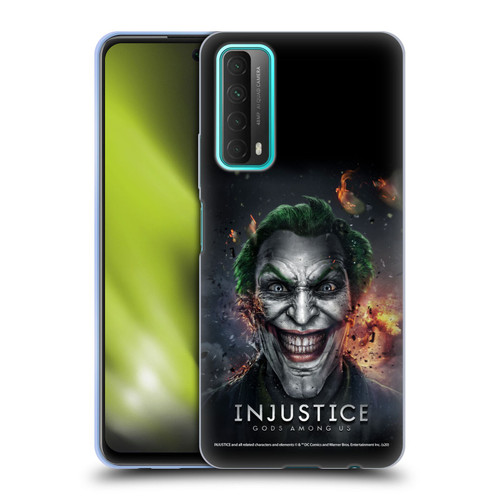 Injustice Gods Among Us Key Art Joker Soft Gel Case for Huawei P Smart (2021)