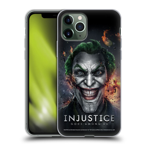 Injustice Gods Among Us Key Art Joker Soft Gel Case for Apple iPhone 11 Pro