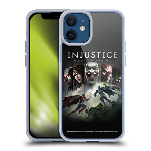 Injustice Gods Among Us Key Art Poster Soft Gel Case for Apple iPhone 12 Mini
