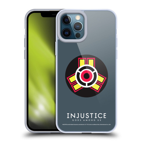 Injustice Gods Among Us Key Art Game Logo Soft Gel Case for Apple iPhone 12 Pro Max