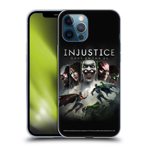 Injustice Gods Among Us Key Art Poster Soft Gel Case for Apple iPhone 12 Pro Max