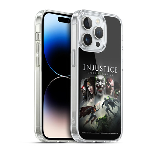 Injustice Gods Among Us Key Art Poster Soft Gel Case for Apple iPhone 13 Pro & MagSafe