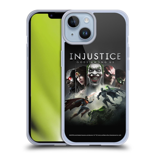 Injustice Gods Among Us Key Art Poster Soft Gel Case for Apple iPhone 14