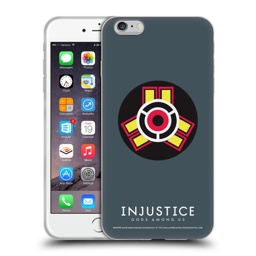 Injustice Gods Among Us Key Art Game Logo Soft Gel Case for Apple iPhone 6 Plus / iPhone 6s Plus