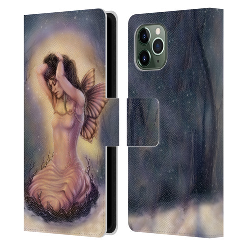 Tiffany "Tito" Toland-Scott Fairies Pink Winter Leather Book Wallet Case Cover For Apple iPhone 11 Pro